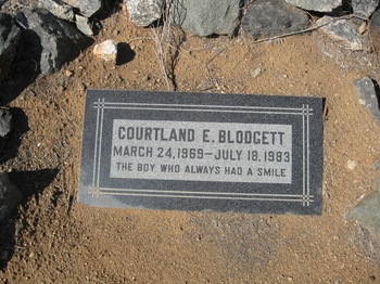 Blodgett, Courtland Edward gravesite