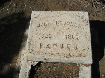 Boucher, John gravesite