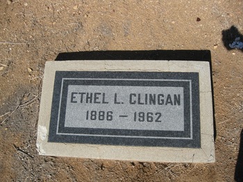 Clingan, Ethel Louise gravesite