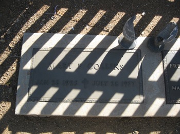 Collins,   Mary F. gravesite