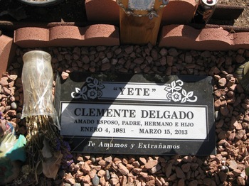 Delgado, Clemente ('Yete') gravesite