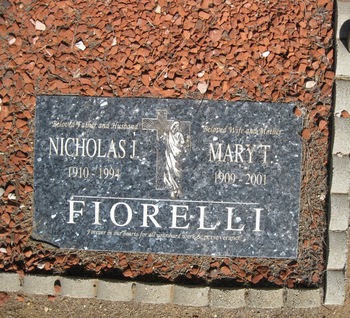 Fiorelli, Nicholas Joseph gravesite
