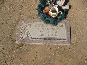 Freeman, Milton Wayne gravesite