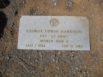 Harrison, George Edwin gravesite