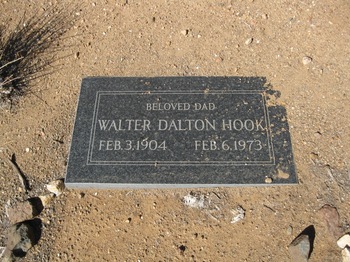 Hook, Walter Dalton gravesite