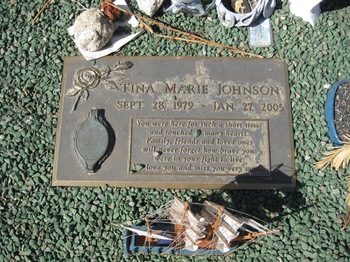 Johnson, Tina Marie gravesite