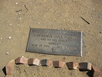 Jones, Lawrence Cole gravesite