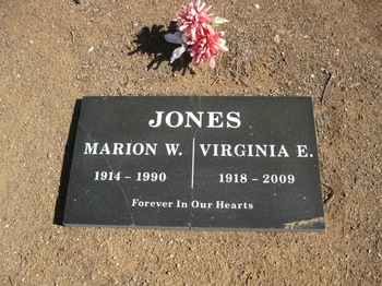 Jones, Virginia Earlene gravesite