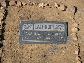 Lathrop, Charlie A. gravesite