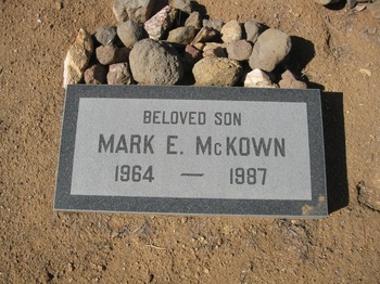 McKown, Mark Edward gravesite