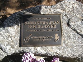 Rocha-Dyer, Samantha Jean gravesite