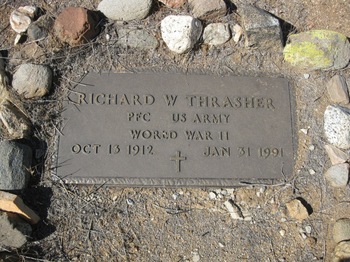 Thrasher, Richard Whitten gravesite