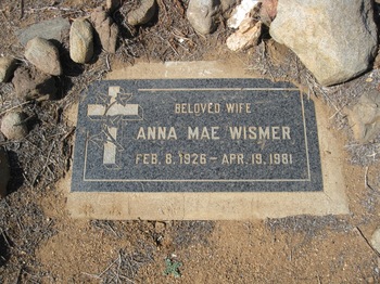 Wismer, Anna Mae gravesite