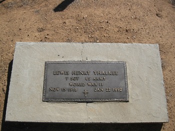 Yhalkee, Sgt Lewis Henry gravesite