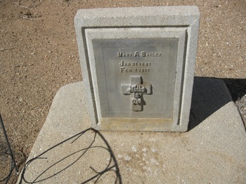 Bailey, Mary A. gravesite