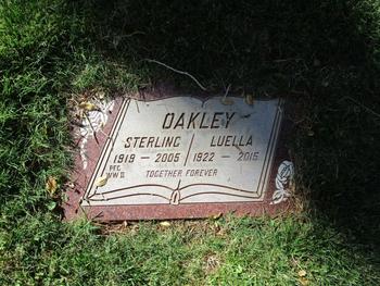 Oakley, Sterling A. gravesite