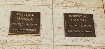 Hargis, Evelyn Juanita gravesite
