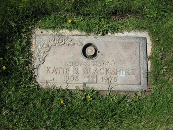 Blackshire, Katie B. gravesite