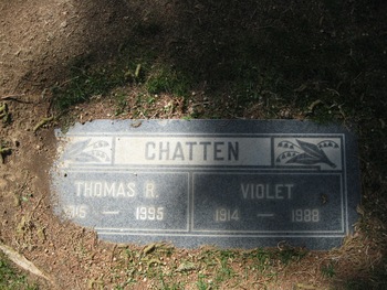 Chatten, Thomas Richard gravesite