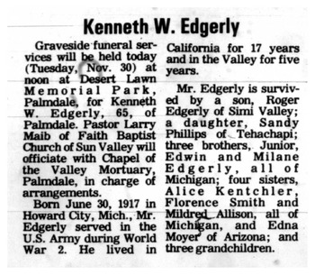 Edgerly,   Kenneth W. obituary
