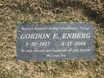Enberg,   Gordon Edward gravesite