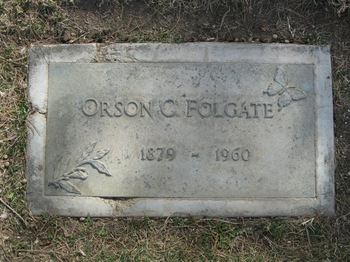 Folgate, Orson Comfort gravesite