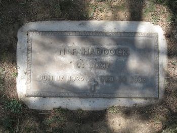 Haddock, Jr. Noah Fort gravesite