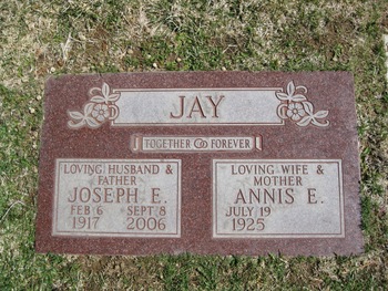 Jay, Joseph Elmo gravesite