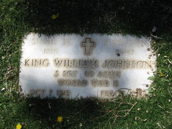 Johnson, King William gravesite