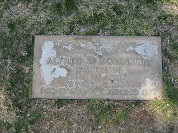 Johnson, Alfred William ('Billy') gravesite