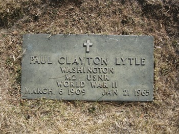 Lytle, Paul Clayton gravesite