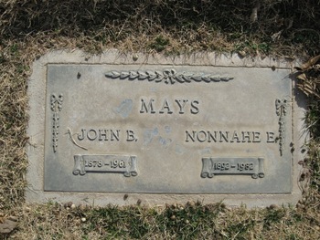 Mays, John B. gravesite