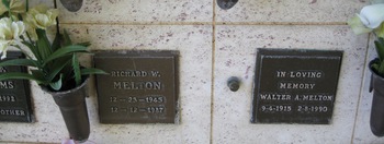 Melton, Richard Walter gravesite