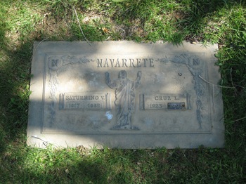 Navarrete, Cruz gravesite