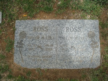 Ross, Taylor Hubert gravesite