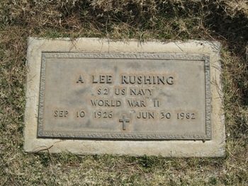 Rushing, Aubria Lee gravesite