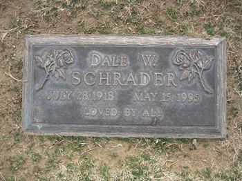Schrader, Dale Willeta gravesite