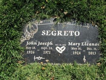 Segreto, John Joseph gravesite