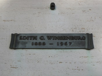 Winsenburg, Edith C. gravesite