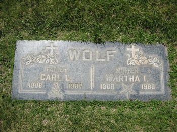 Wolf, Carl Lambert gravesite