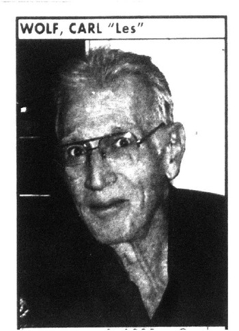 Wolf, Carl Leslie ('Les') person