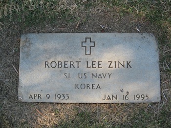 Zink, Robert Lee gravesite