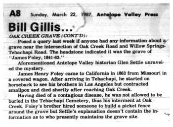 Foley, James Henry document