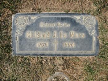 La Mora, Mildred J. gravesite