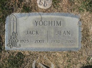Yochim, Jean gravesite