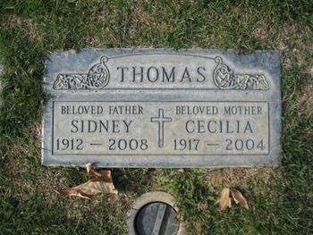 Thomas, Sidney ('Sid') gravesite