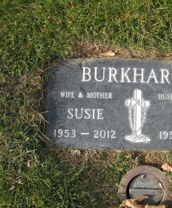 Burkhardt, Susie D. gravesite
