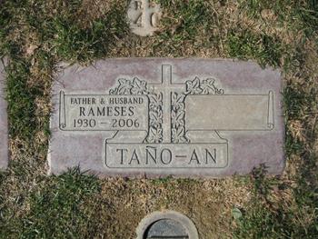 TAÑO-AN, RAMESES I. gravesite