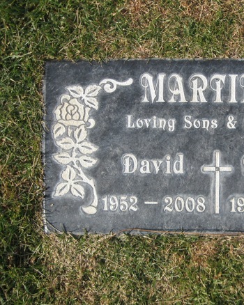 Martinez, David Allan gravesite