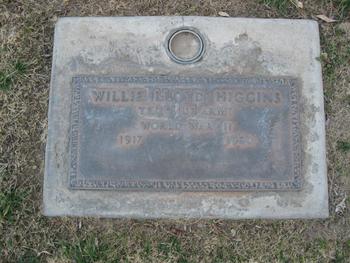 Higgins, Willie Lloyd gravesite